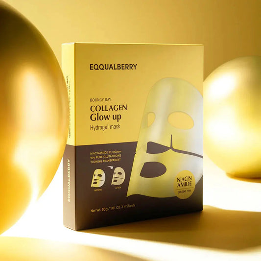 EQQUALBERRY : Collagen Glow up Hydrogel Mask Set