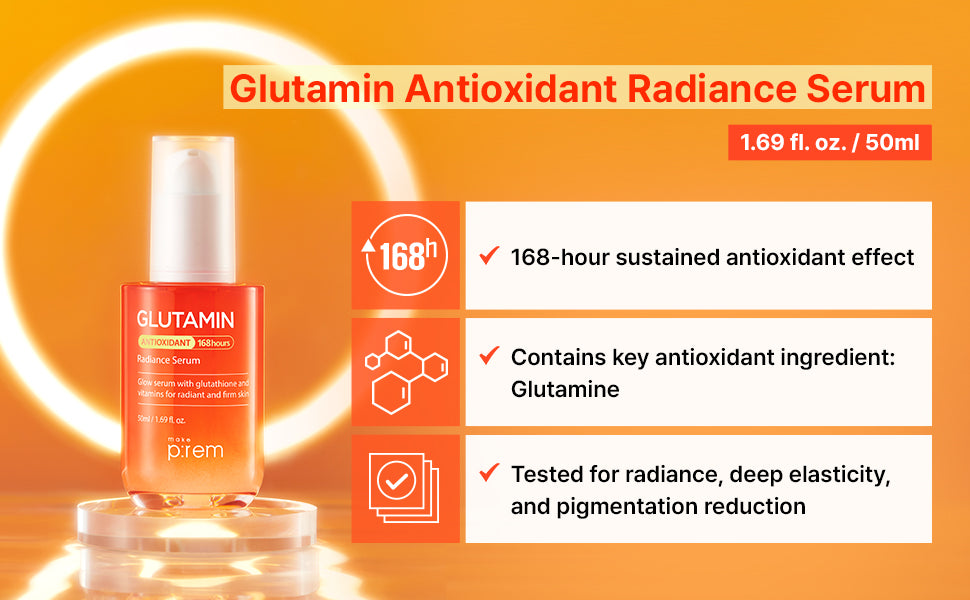 make p:rem : Glutamin Antioxidant Radiance Serum