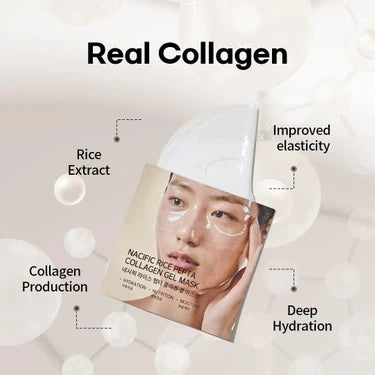 Nacific : Rice Pepta Collagen Gel Mask Set