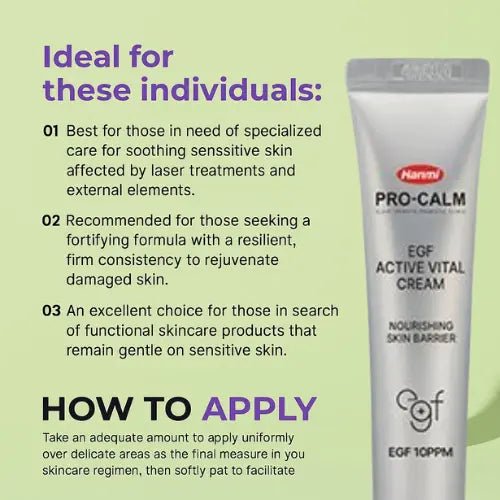 PRO-CALM : EGF Active Vital Cream