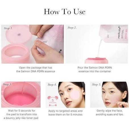 medicube : PDRN Pink Collagen Toning Gel Toner Pad