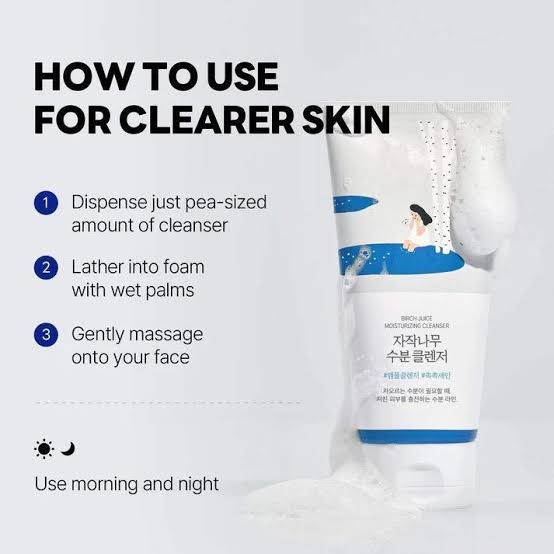 ROUND LAB : Birch Juice Moisturizing Cleanser