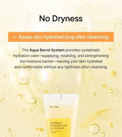 iUNIK : Calendula Balancing Foam Gel Cleanser