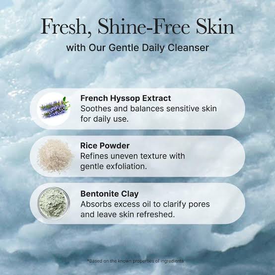 Arencia : Fresh Blue Hyssop Rice Mochi Cleanser
