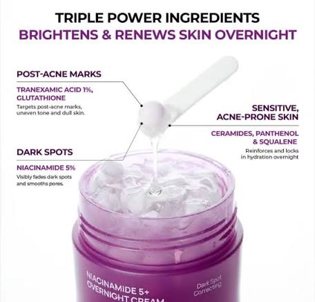 JUMISO : Niacinamide 5+ Overnight Cream