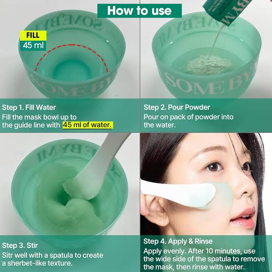 SOME BY MI : PDRN Spirulina Soothing Sherbet Mask Set