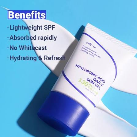 Isntree : Hyaluronic Acid Watery Sun Gel