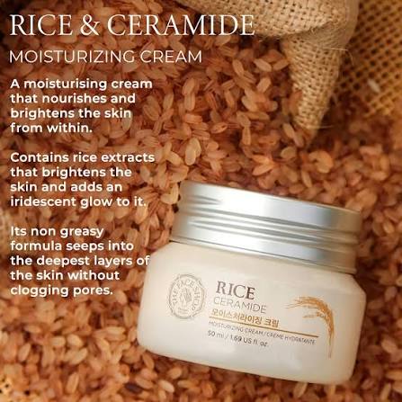 THE FACE SHOP : Rice & Ceramide Moisturizing Cream