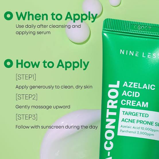 NINELESS : A-Control Azelaic Acid Cream