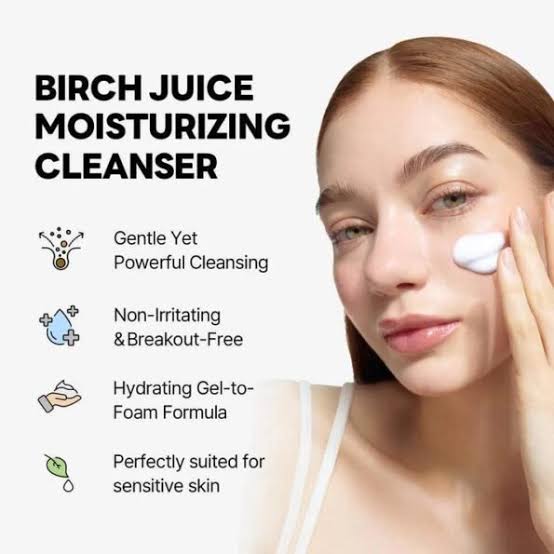 ROUND LAB : Birch Juice Moisturizing Cleanser