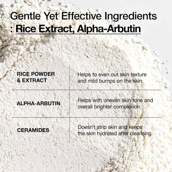 Anua : Rice Enzyme Brightening Cleansing Powder