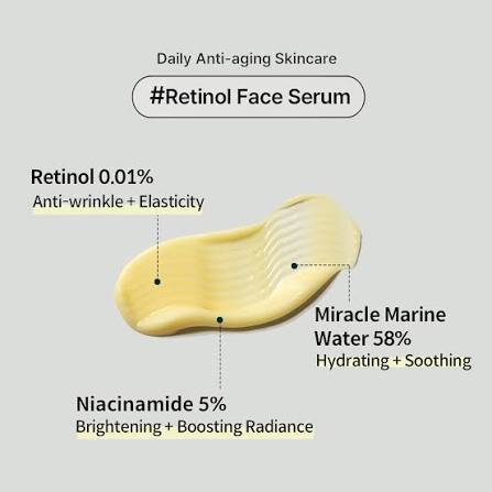 heimish : Marine Care Retinol For Face Serum