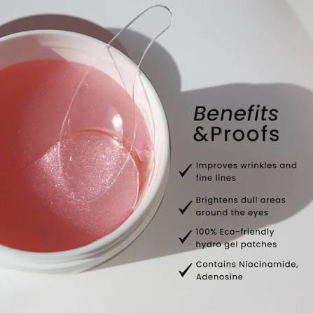 heimish : Bulgarian Rose Water Hydrogel Eye Patch