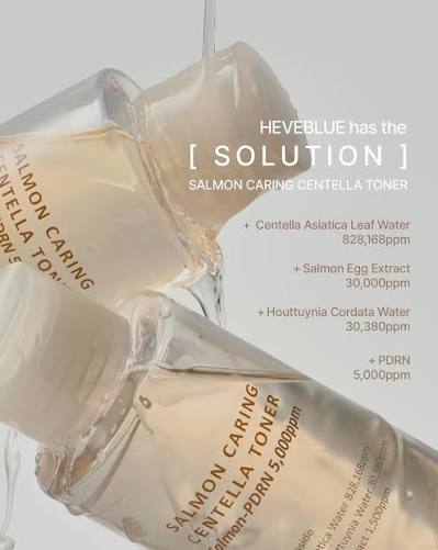 HEVEBLUE : Salmon Caring Centella Toner