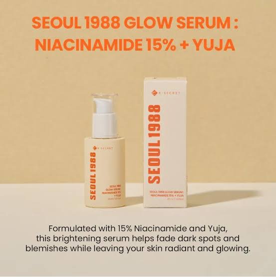 KSECRET : SEOUL 1988 Glow Serum : Niacinamide 15% + Yuja