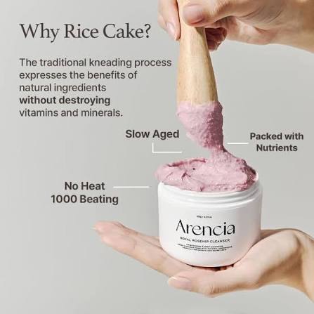 Arencia : Fresh Rosehip Rice Mochi Cleanser