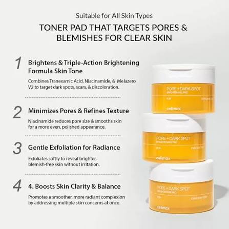 celimax : Pore + Dark Spot Brightening Pad