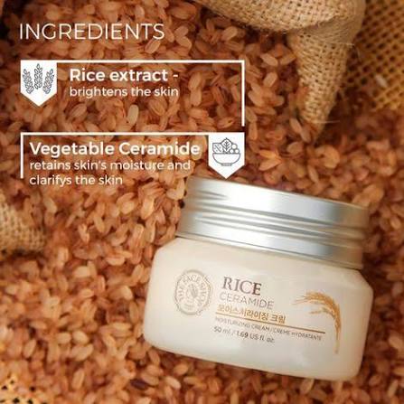 THE FACE SHOP : Rice & Ceramide Moisturizing Cream