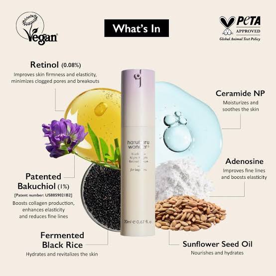 haruharu wonder : Black Rice Night Knight Retinol Serum