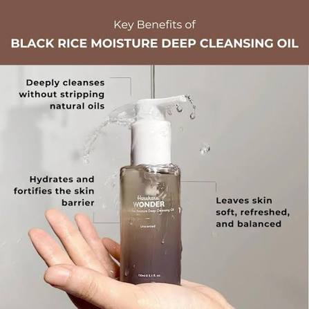 haruharu wonder : Black Rice Moisture Cleansing Oil