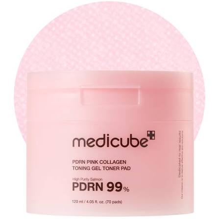 medicube : PDRN Pink Collagen Toning Gel Toner Pad