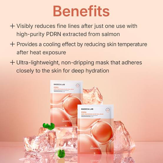 CENTELLIAN 24 : PDRN Skin Tightening Glow Gel Mask Set