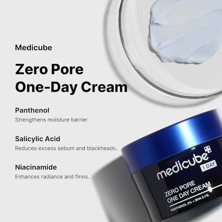 medicube : Zero Pore One Day Cream