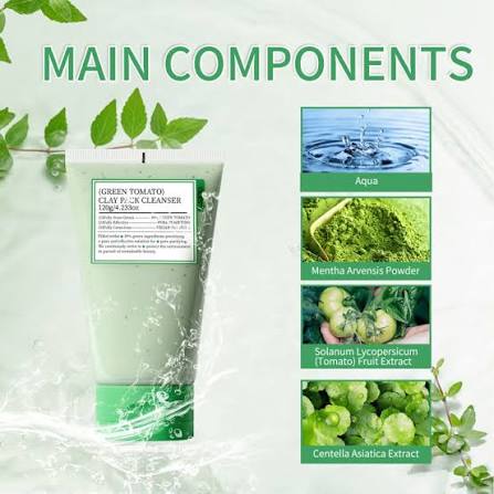 FULLY : Green Tomato Clay Mask Cleanser