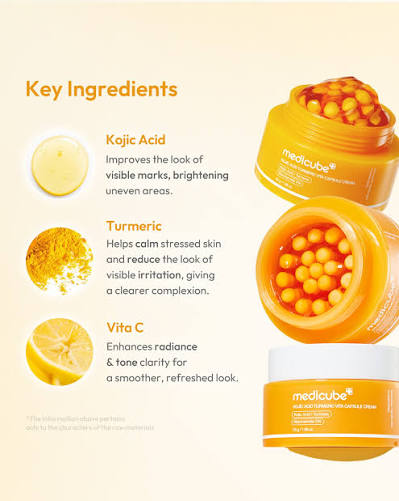 medicube : Kojic Acid Turmeric Vita Capsule Cream