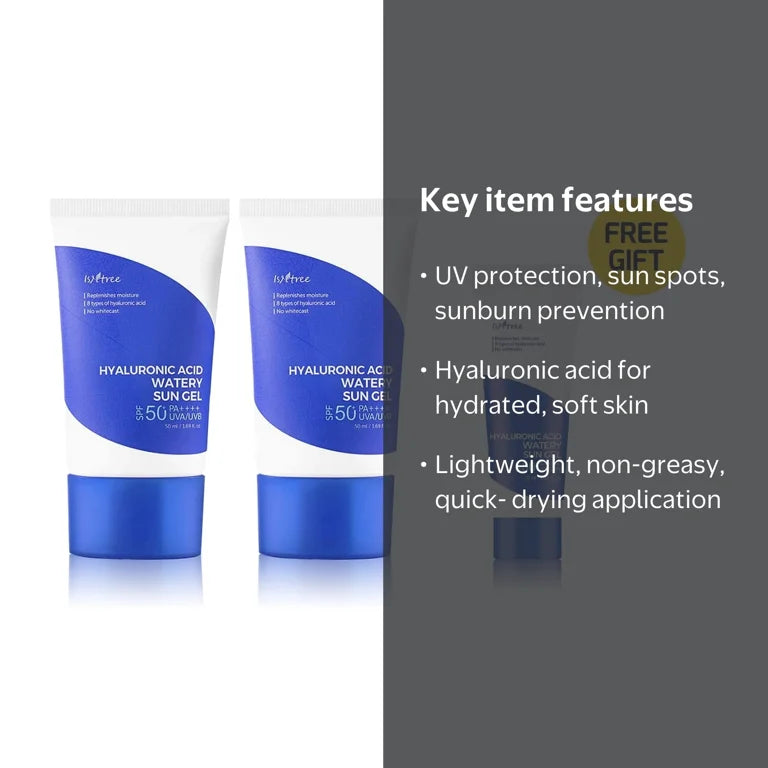Isntree : Hyaluronic Acid Watery Sun Gel