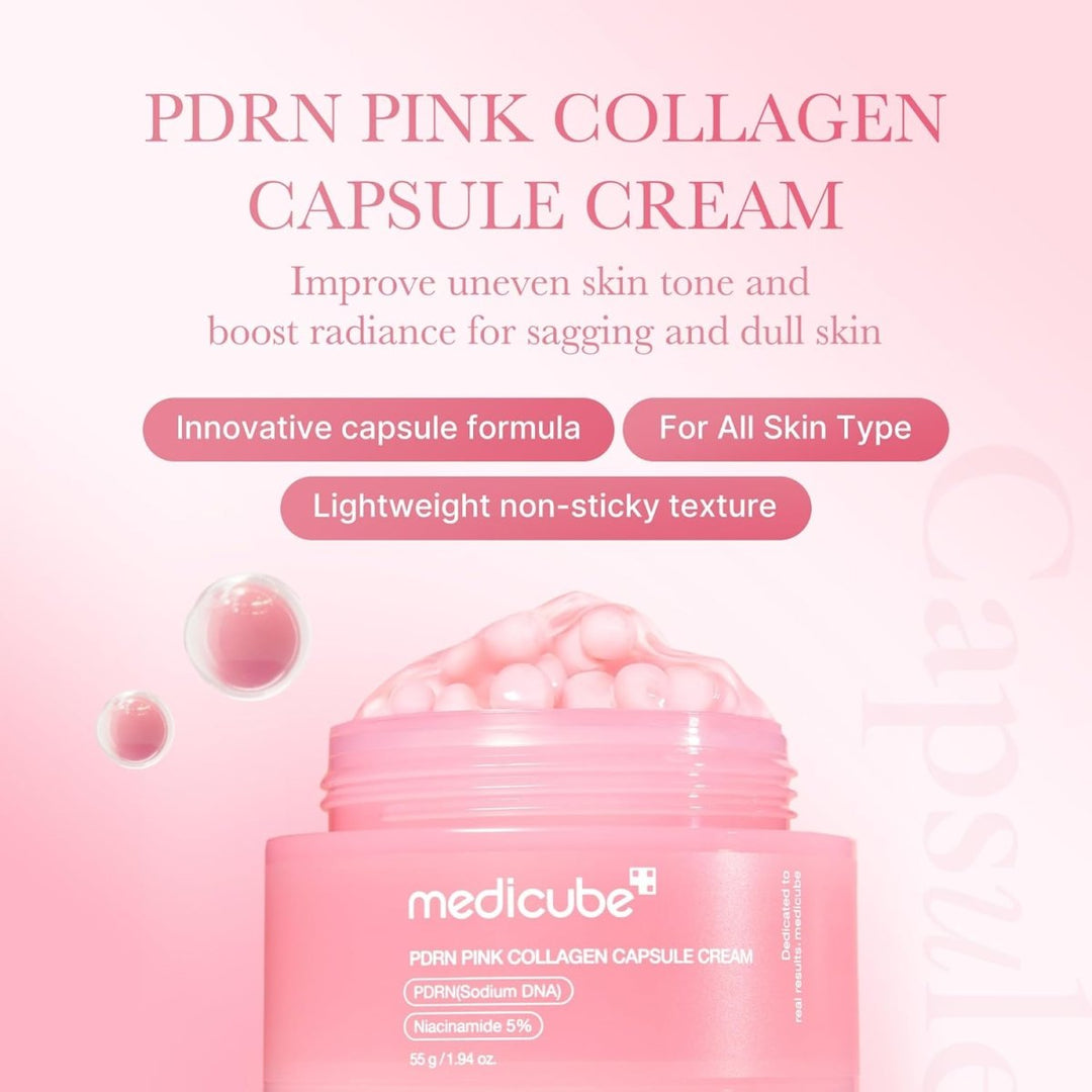medicube : PDRN Pink Collagen Capsule Cream