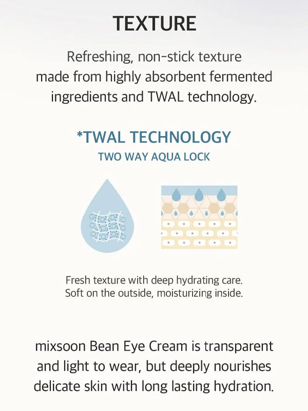 mixsoon : Bean Eye Cream