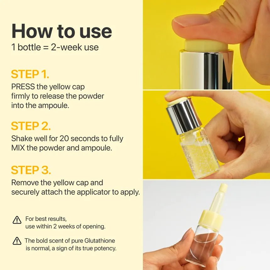numbuzin : No.5 Glutathione TXA Advanced Dark Spot Ampoule Concentrate