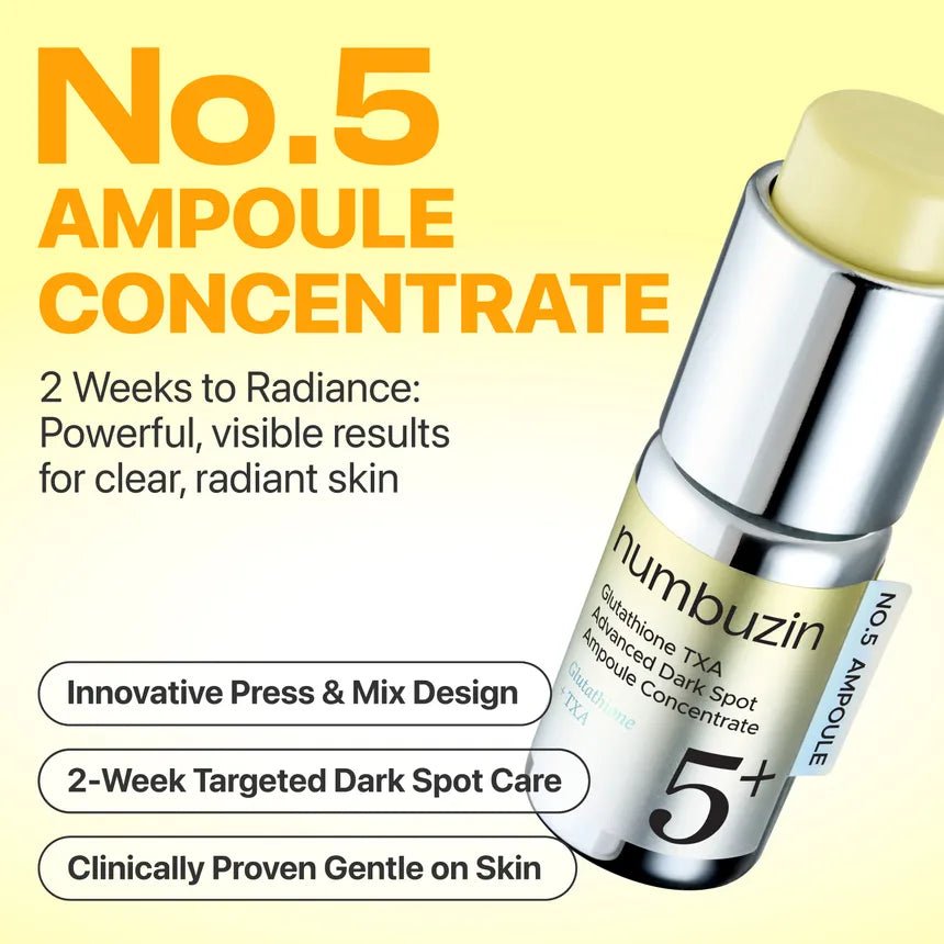numbuzin : No.5 Glutathione TXA Advanced Dark Spot Ampoule Concentrate