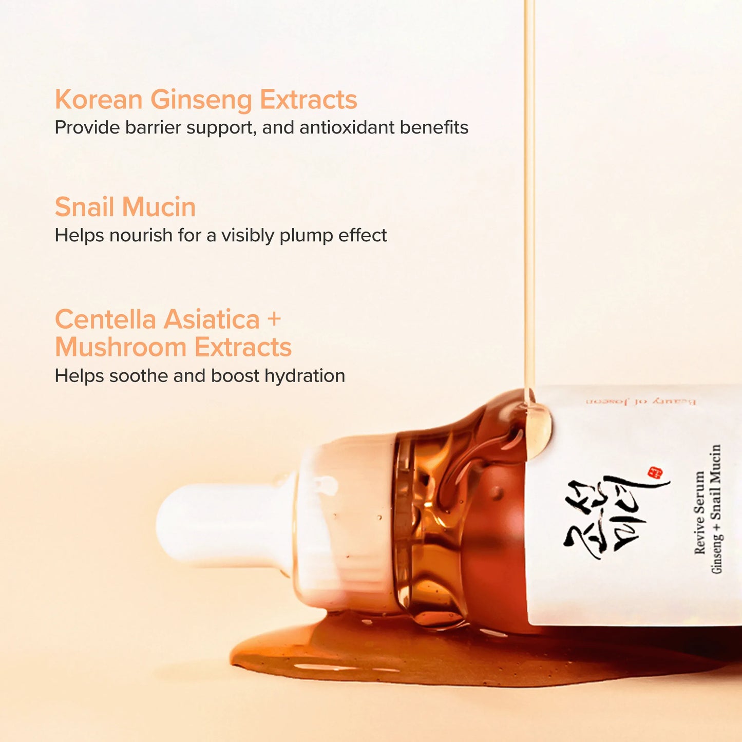 Beauty of Joseon : Revive Serum: Ginseng + Snail Mucin