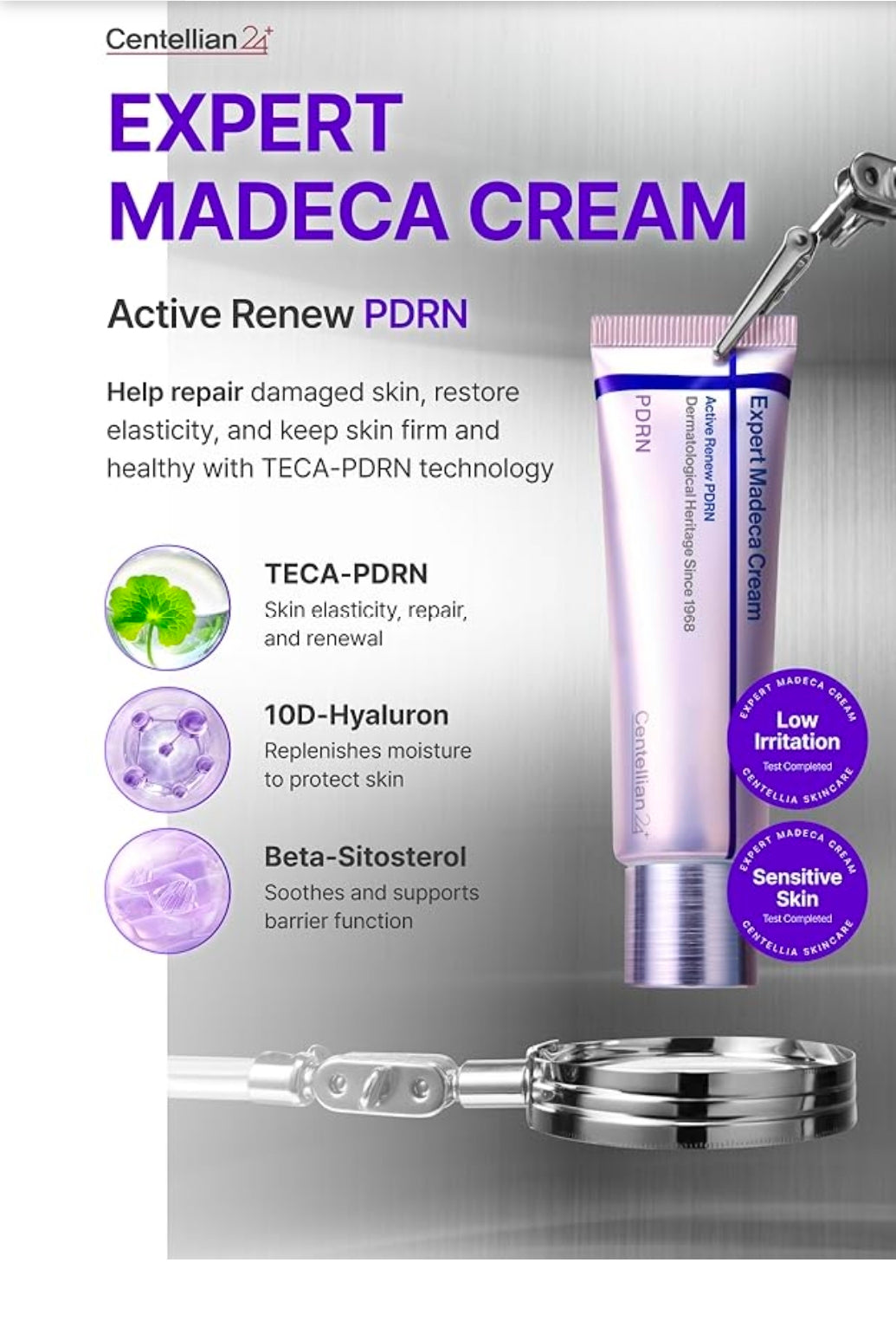 Centellian24: Expert Madeca Cream Active Renew PDRN