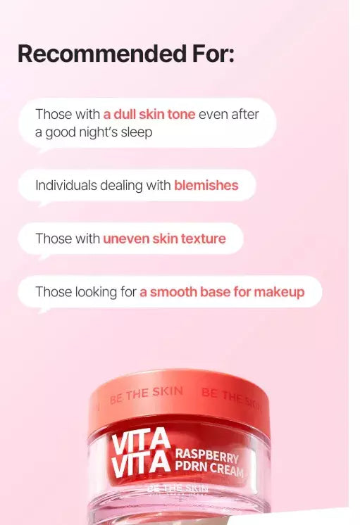 be the skin : Vitavita Raspberry PDRN Cream