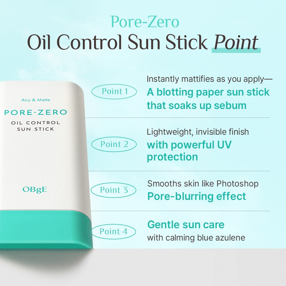 OBgE : Pore Zero Oil Control Sun Stick