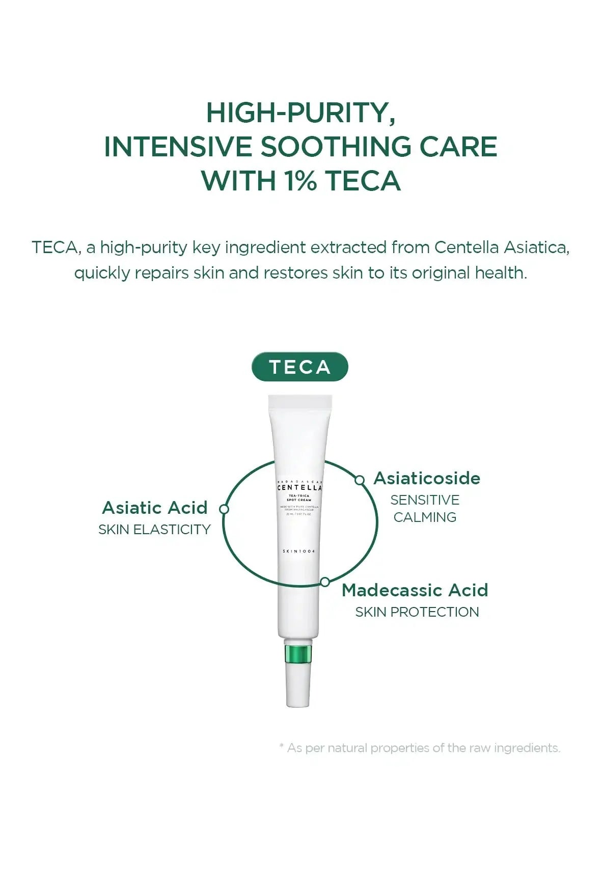 SKIN1004 : Madagascar Centella Tea Trica Spot Cream