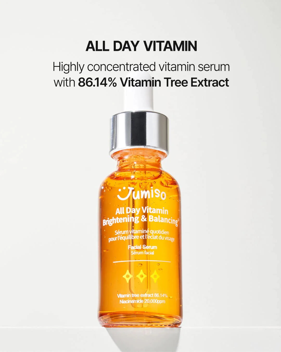 JUMISO : All Day Vitamin Brightening & Balancing Facial Serum