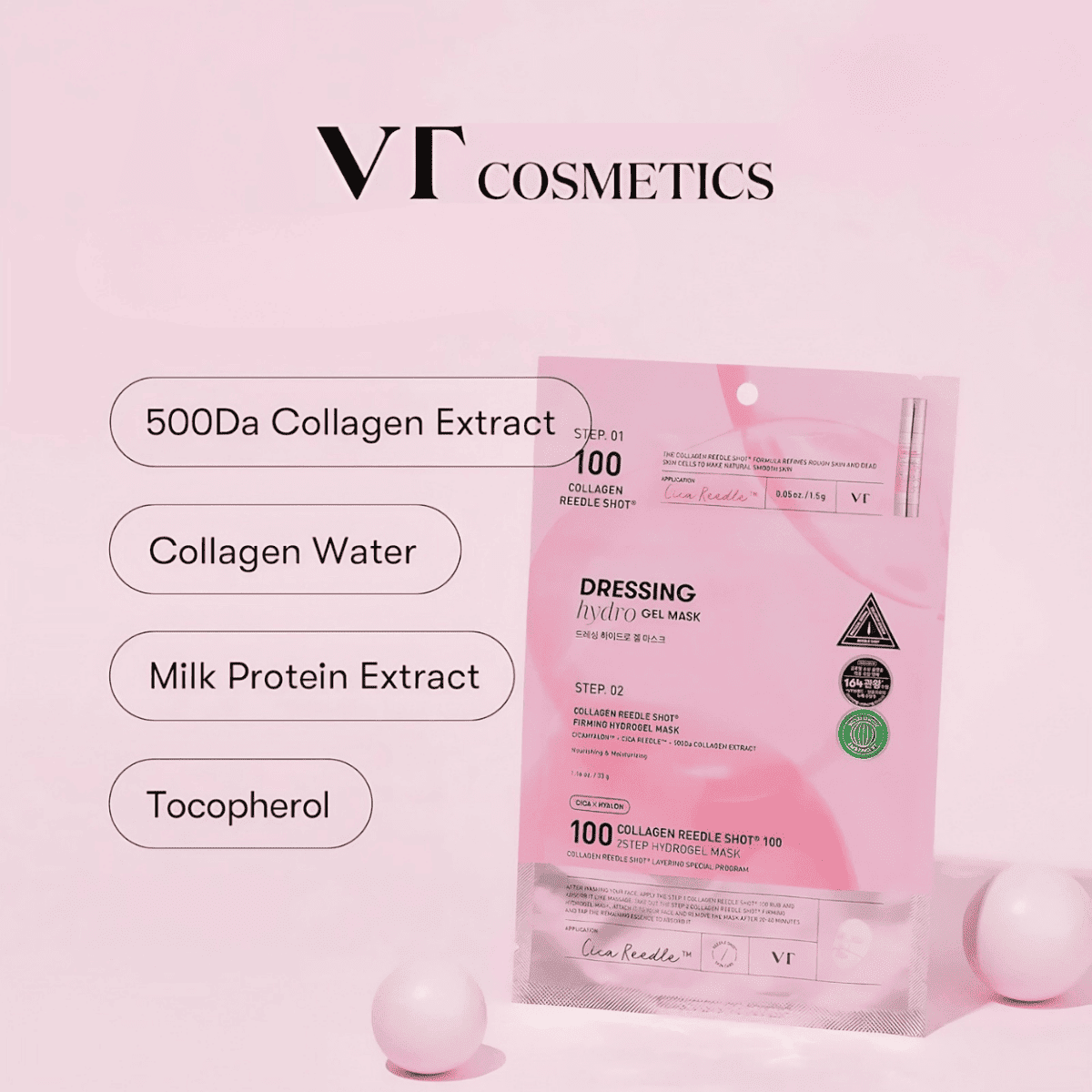 VT : Collagen Reedle Shot 100 2 Step Hydrogel Mask
